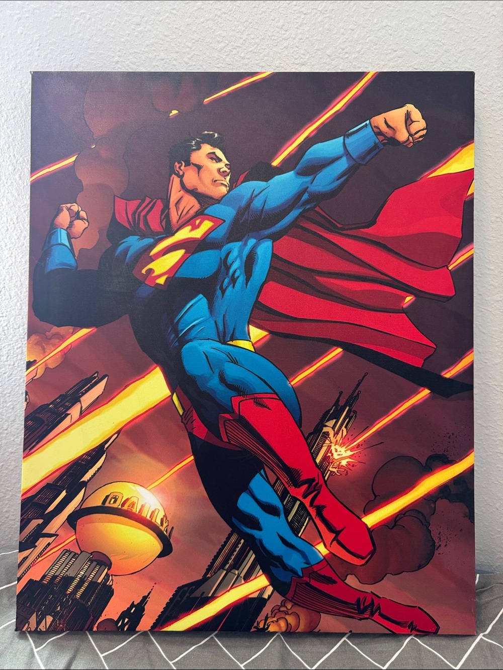 DC Comics Canvas Wall Art - Red, Black & White